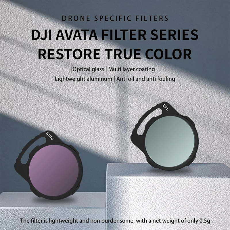 Drone Camera Filter - Pour DJI Avata O3 unité d'air