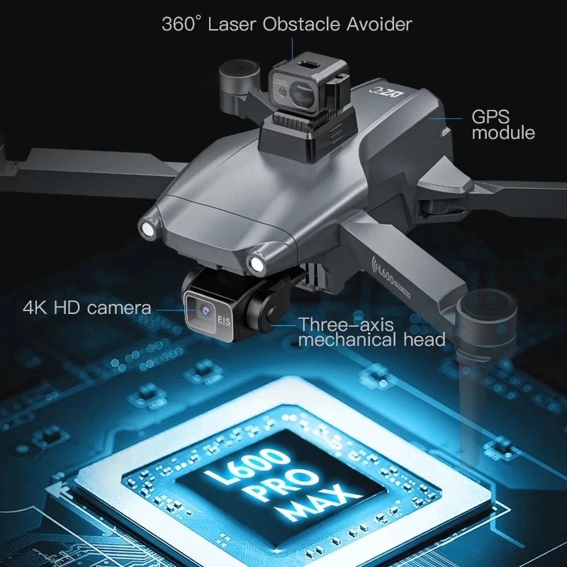 Drone GPS professionnel L600 P - Drone Camera With Gimbal avis et prix