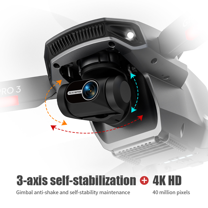 Drone L106 Pro 3 5G WIFI FPV P - Drone Camera With Gimbal avis et prix