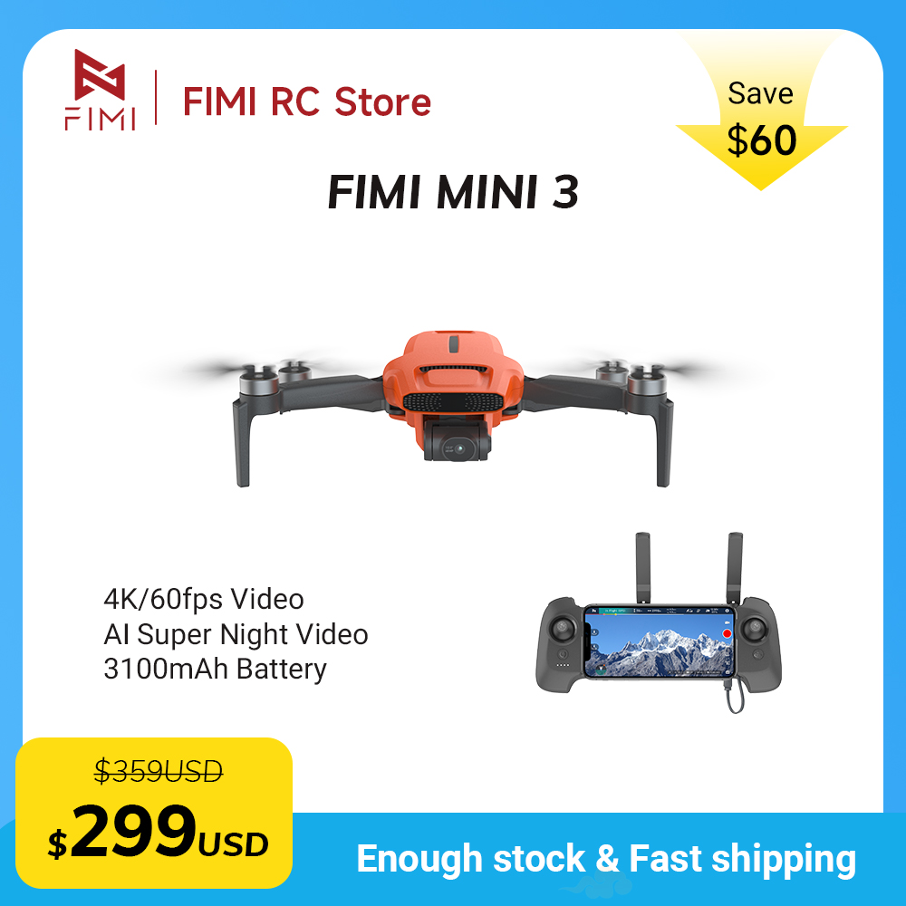Drone FIMI MINI 3 avec caméra  - Drone Camera With Gimbal avis et prix
