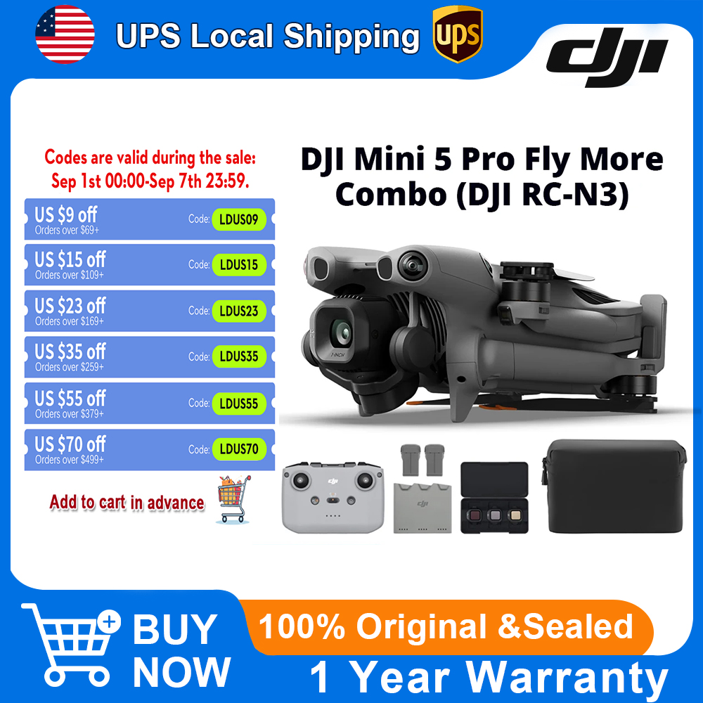 DJI Mini 5 Pro Fly More Combo  - Drone Camera Vlog avis et prix